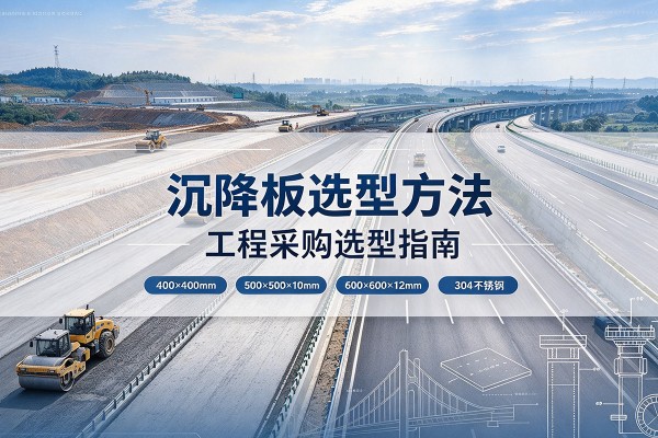 昌乐沉降板选择方法